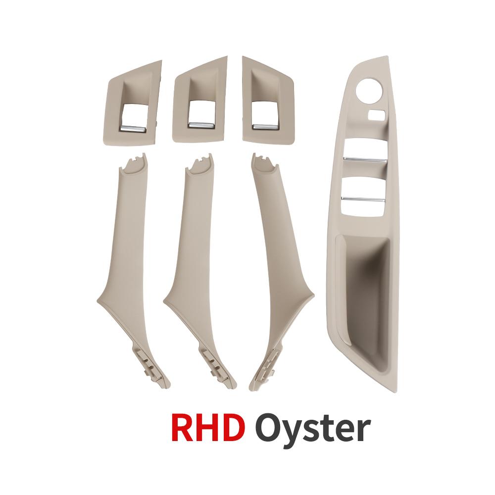 For BMW 5 Series Car Interior Inner Door Handle Panel Pull Trim Cover Window Switch Panel Handle Set For BMW F10 F11