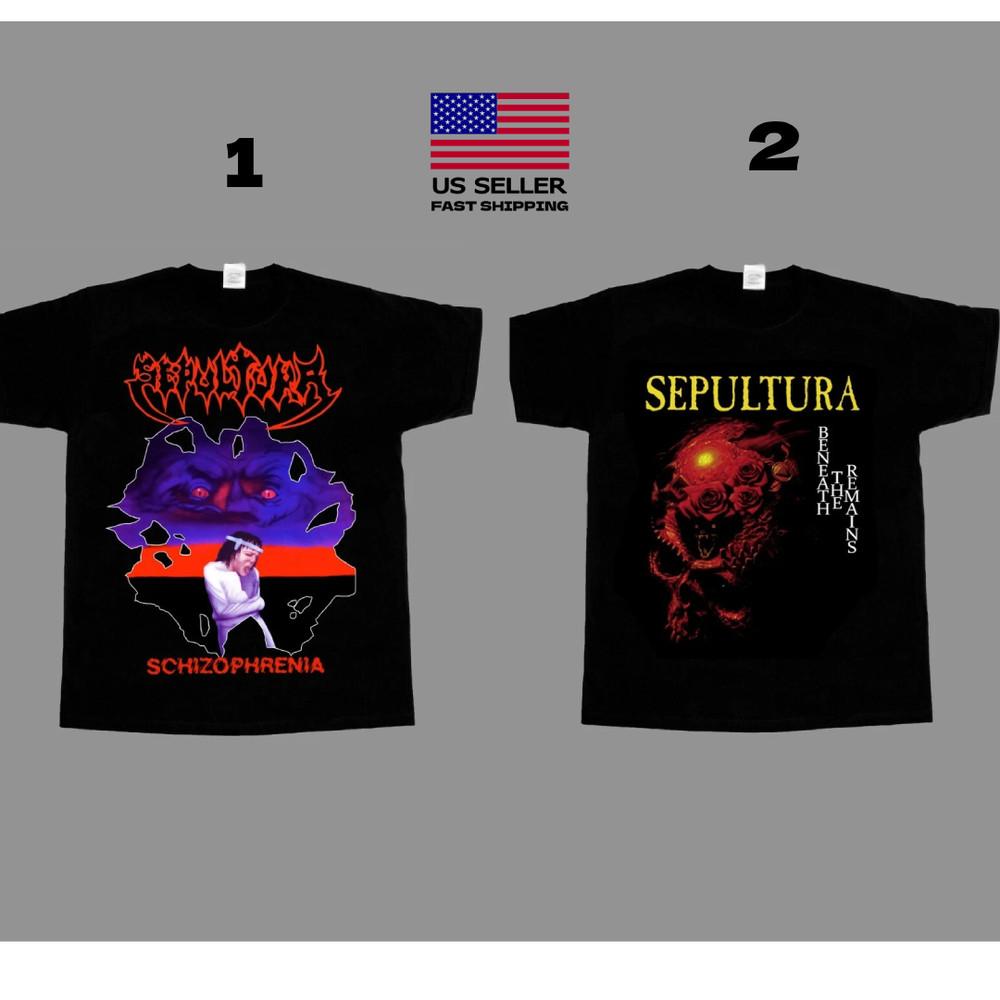 Новая горячая футболка Sepultura Beneath The Remains 1989 Хлопковая унисекс футболка S-5XL VN807 Унисекс футболка S