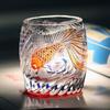 Edo Kiriko Hand-Carved Crystal Whiskey Glass