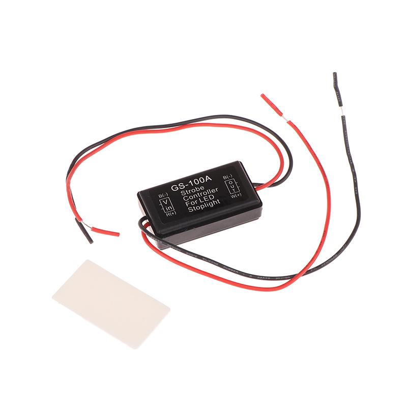Gs-100A Brake Lights Strobe Controller Led Tail Light Controller Box With Fast Slow Flash Safety Warn Alert Controller For Car