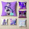 PPsychological Horror Game OOmori Square DoubleSided Printed Pillow Case Bedroom Bedside Pillow Sofa Cushion Cover