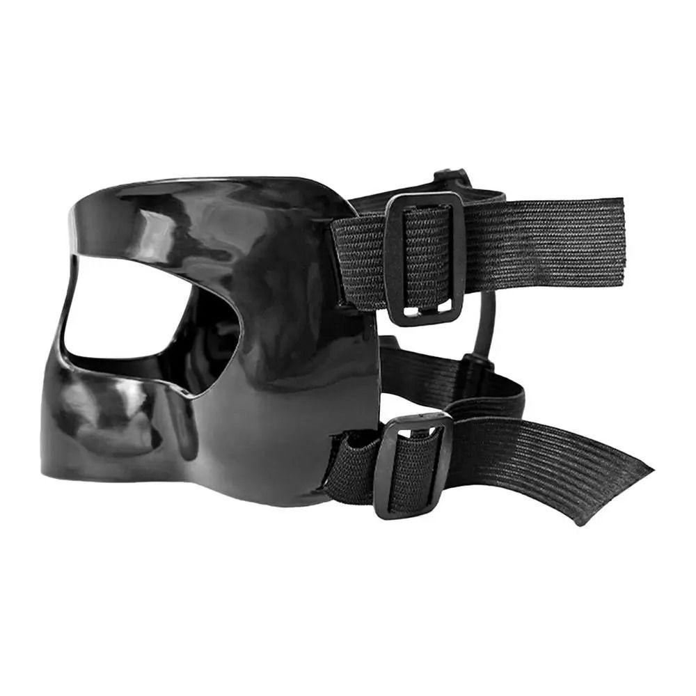 Black Basketball Adults Mask Elastic Strap Face Nose Protector Basketball Nose Guard  Basketball