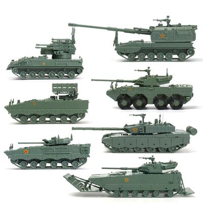 4D 1/72 PLZ-05 Kundağı Motorlu Obüs HJ-10 Tanksavar Füzesi Montaj Yapboz Modeli Askeri Oyuncak