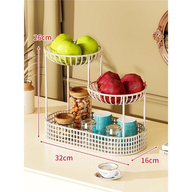 

Многоярусный органайзер для закусок и стаканов для обеденного стола и гостиной Standard