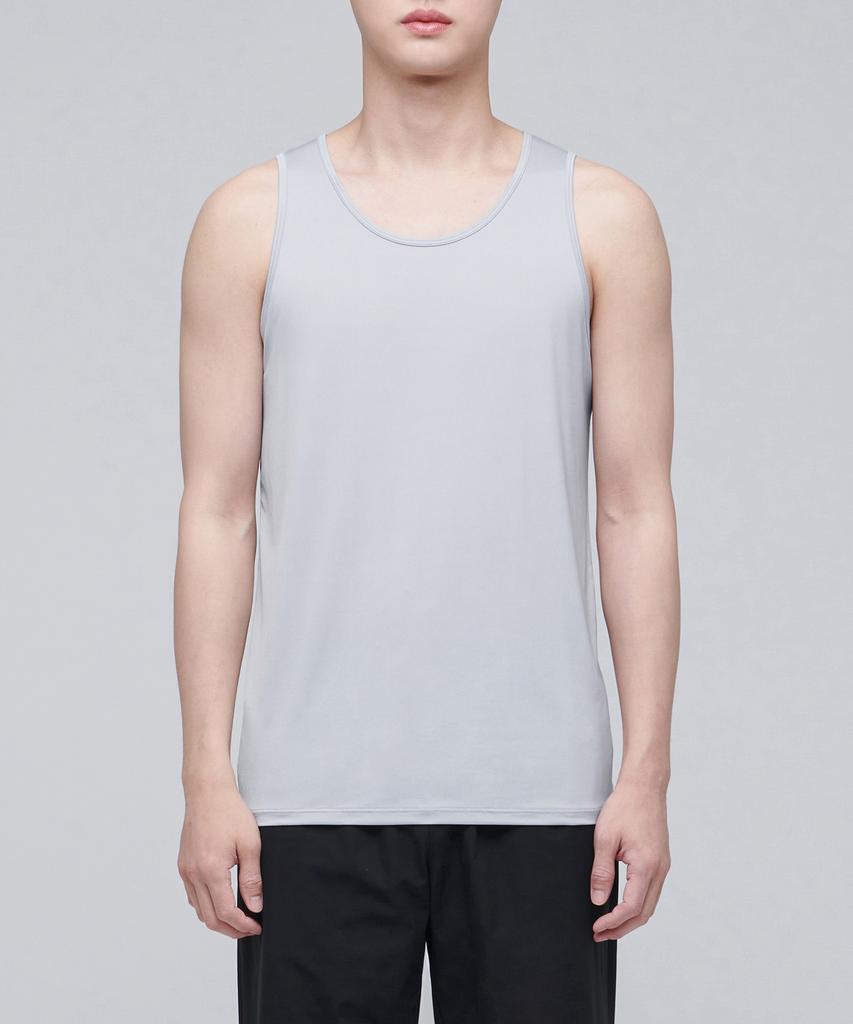 Musinsa Standard [Cooltandard] Men'S Sleeveless Undershirt [Light Gray]