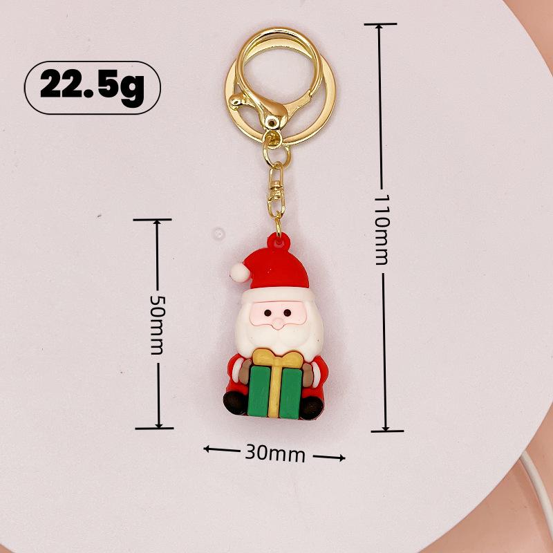 Cute Santa Claus Christmas Keychain Pendant - Backpack or Car Ornament & Children's Gift