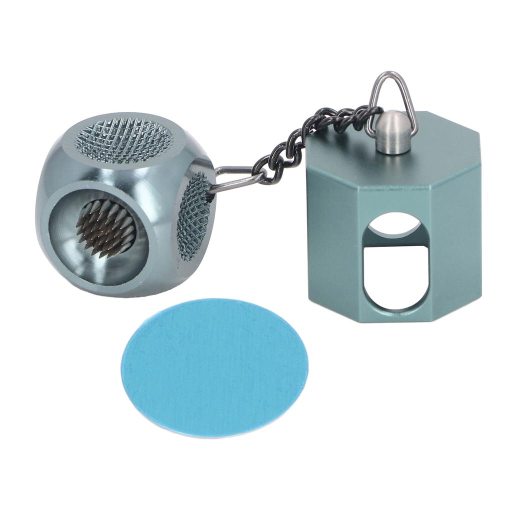 Billiard Chalk Holder Aluminum Alloy Portable Magnetic Pool Cue Chalk Holder for Accessory