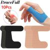 10 Pcs Precut Thumb Support Tape,Self Adhesive Toe Kinesiology Patches Finger Bandages Supplies For Sport, Elastic Strap