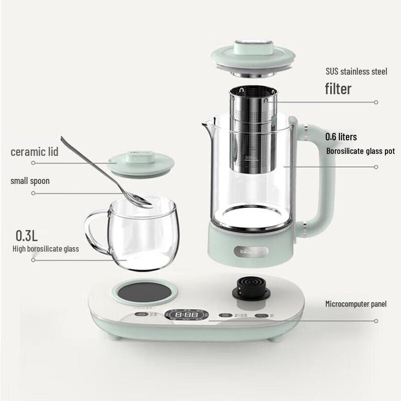 Little Bear Electric Health Kettle and Constant Temperature Cup Set CN plug (adapter included)