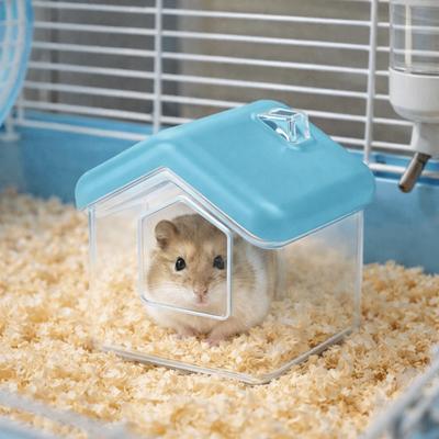 Anti-Spill Hamster Bathtub House Shape Golden Bear Bathroom Hamster Toilet  Pet Cleaning