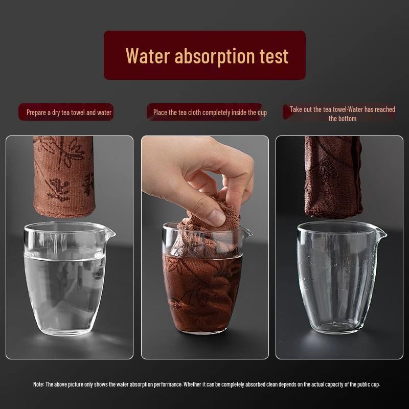 Luxury Absorbent Tea Towel for Kung Fu Tea Sets - Zen Tea Ceremony Table Accessory