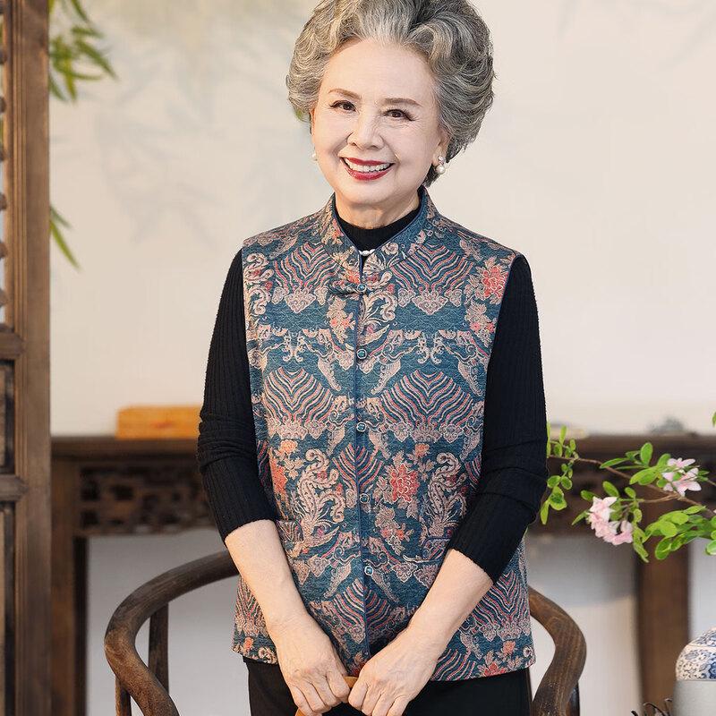 

YUZHAOLIN Женский осенне-зимний жилет с принтом 3XL