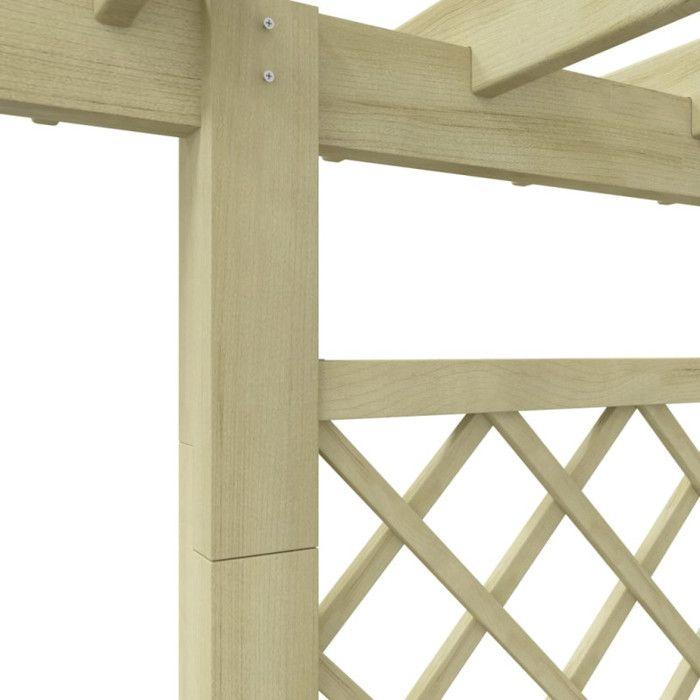 VidaXL Pergola Planter 162 X 56 X 204 Cm Wood