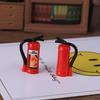 Mini Fire Extinguisher Simulation Resin Ornaments for Micro Landscape Modeling