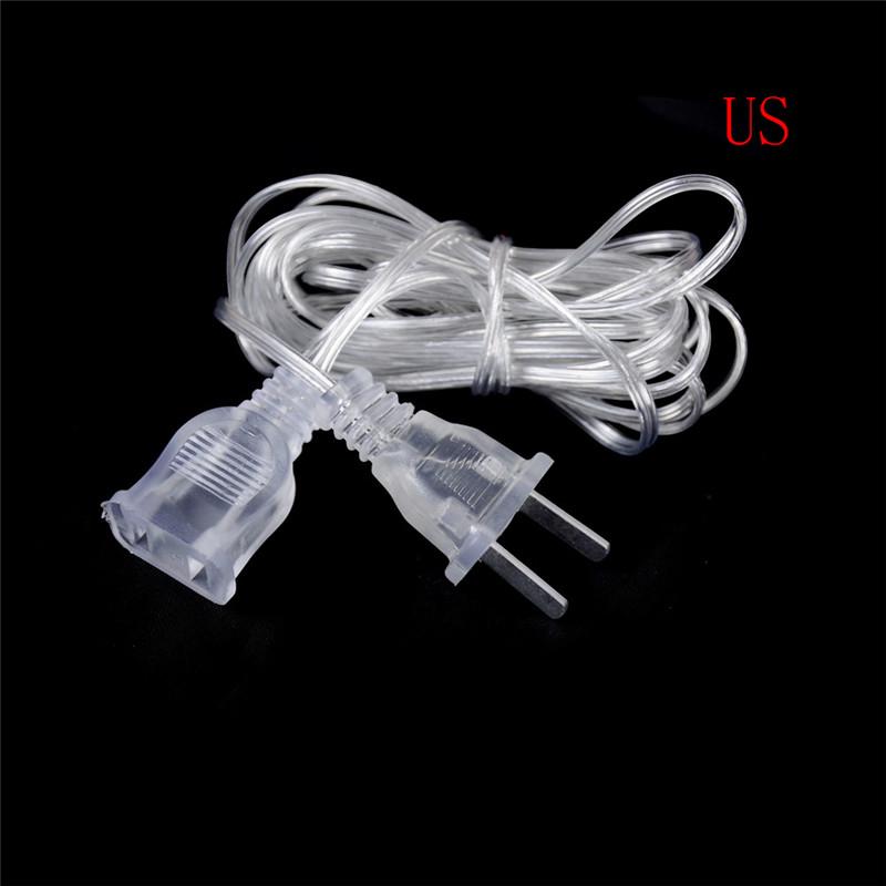 Practical Usb European Standard European Standard 3 Meter Plug Extension Cord Hanging Curtain Lights String Buckle Accessories With Switch