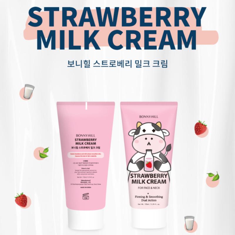 BonnyHill Strawberry Milk Moisturizing Cream 170ml