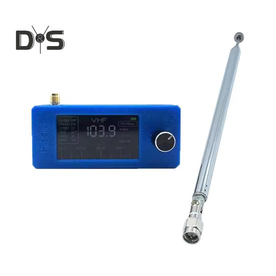 0,5–108 MHz tragbares Mini-Radio, wiederaufladbar, Taschenformat, 1,9-Zoll-IPS-Bildschirm, Allband-Radioempfänger, HF/SW/MW/VHF-Radio