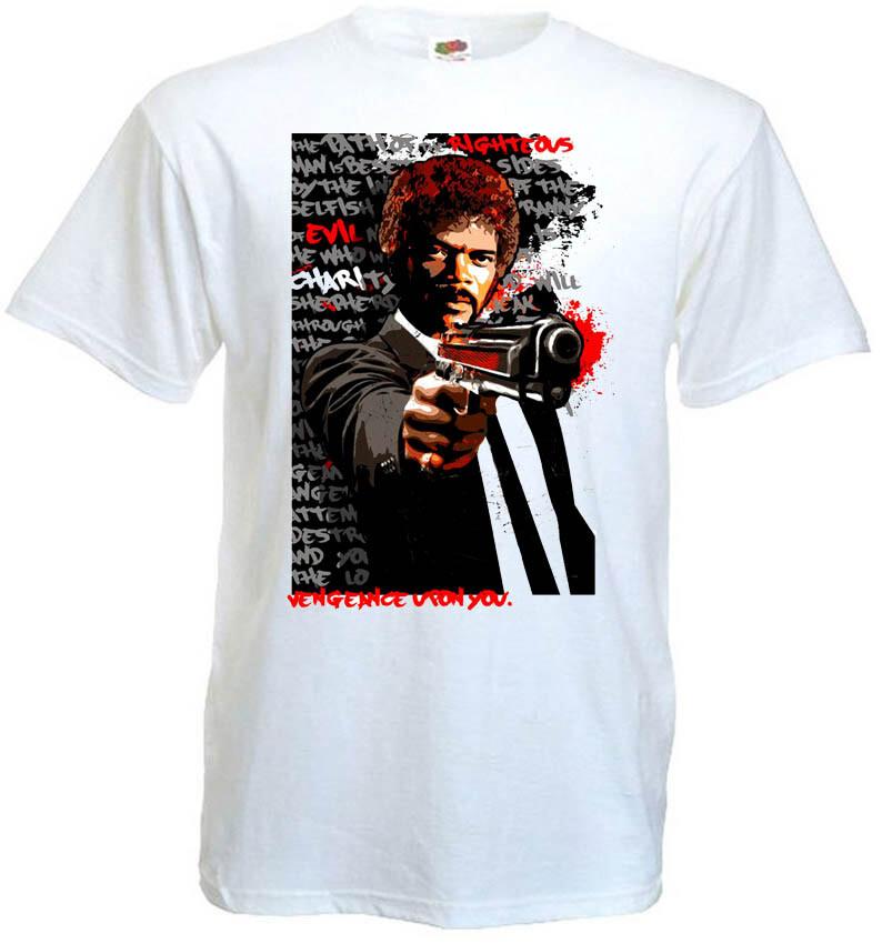 Футболка Pulp Fiction v15 белая Квентин Тарантино все размеры S5XL XXL