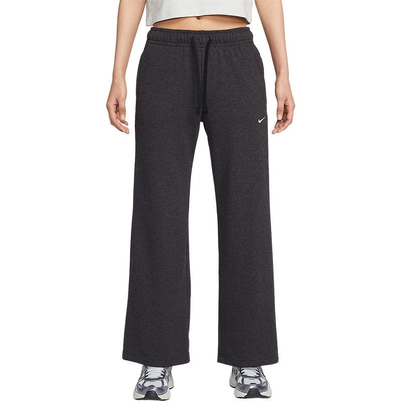 Nike Sportswear Fashion Comfortable Trendy Simple Solid Color Wide Leg Casual Pants Women bottoms Black II1870-032