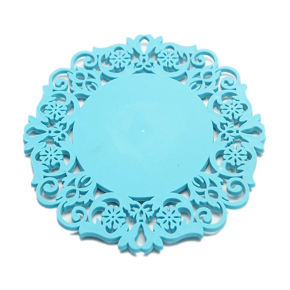 

Новый силиконовый коврик для чашки/миски/стола, нескользящий, термоизоляционный, прихватка, подставка для посуды no4