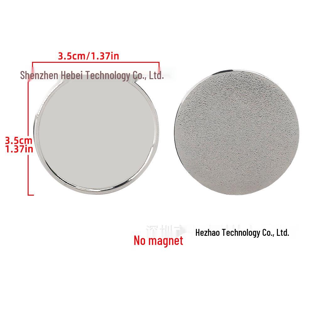 Clip de chapeau de golf avec marqueur de balle magnétique rond de 25 mm