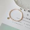 Female Simple Natural Freshwater Small Pearl Bracelet, Strong Light Bracelet, Retro Temperament Ins Niche Design Gift Rice Grains