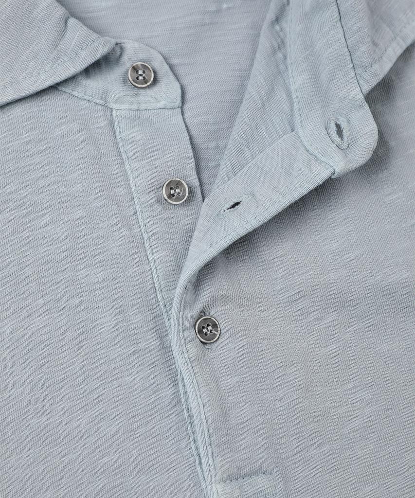 PANICALE Garment-Dyed Pastel Collared T-Shirt 2 Colors