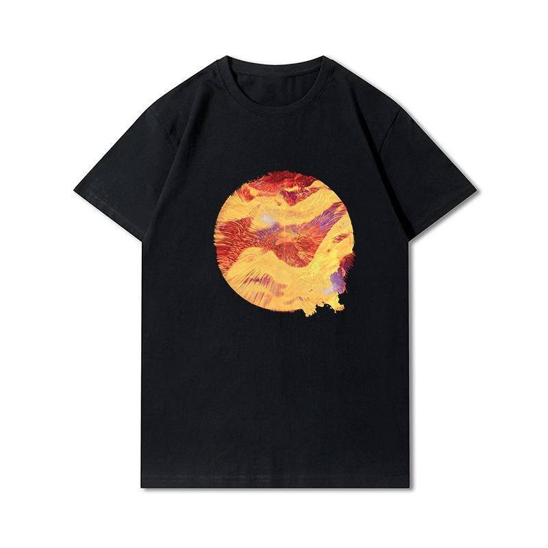 Magliette estive da uomo con grafica Anime Magliette da uomo Harajuku Top Vintage Maniche corte Magliette oversize unisex