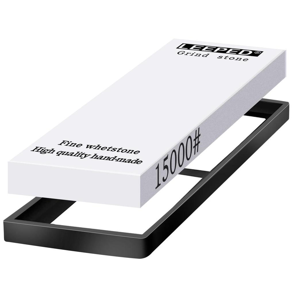 PLEAVIT Whetstone, Grit #15000, for Finishing, Sharpening, and Polishing Stainless Steel Knives to a Mirror Finish