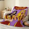 1PC 2 Broke American Sitcom Patterned Flannel Blanket Suitable For All Seasons For Home Decor Warmth And Comfort Gifts Holiday Present