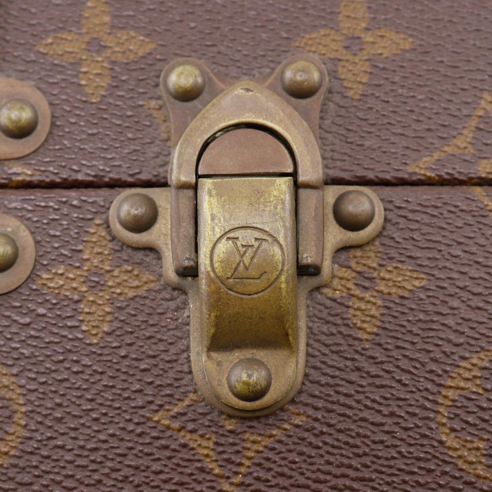 LOUIS VUITTON President trunk M53012 Attache case vintage Monogram canvas unisex Used