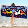 Britto Cartoon Beach Towel Cute Kawaii Room Decor Bath Girls Children Hand Towels For Bathroom Shower