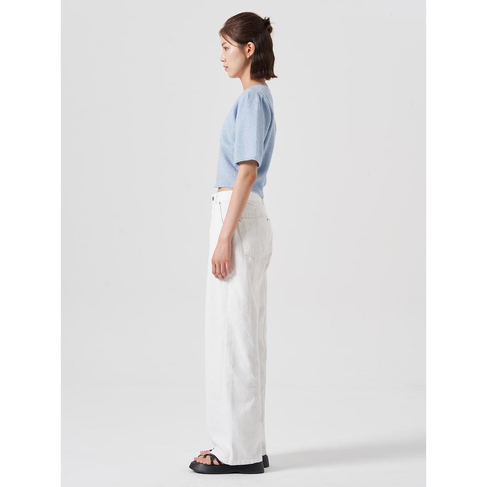8SECONDS Square Neck Short Sleeve Pullover Sky Blue