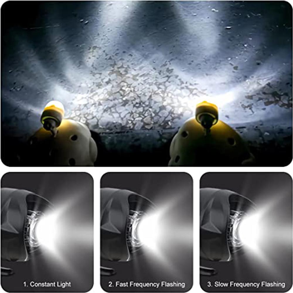 2pcs Headlights for Croc Shoes for Outdoor Running Hiking for Adults and Kids