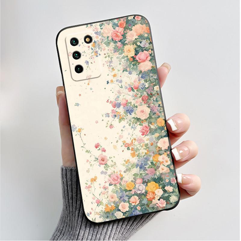 

Для ZTE Blade V30 Vita Чохол Квіти Метелики Чохол для Телефона Для ZTE Blade V30 Vita V30Vita Силіконова Задня М яка Кришка Coque Fundas ZTE Blade V30 Vita