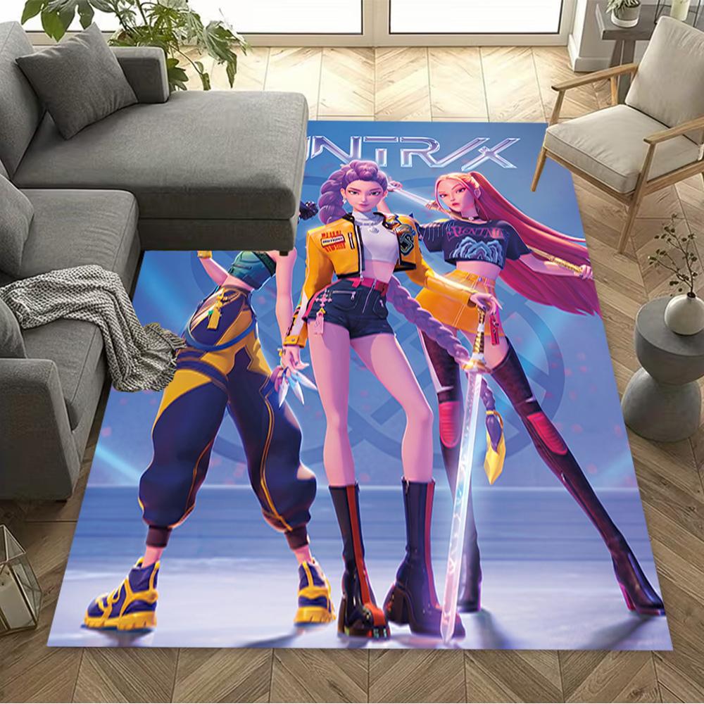 Futuristic Fashion Party Floor Mat Suitable for Study room Game Room Entryway Hallway Antislip Carpet Office home decor Wedding Party Gift
