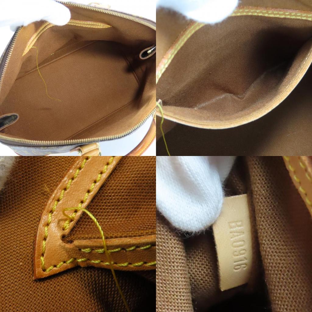 Used LOUIS VUITTON Handbag Alma old type M51130 Monogram Brown Brown Classic