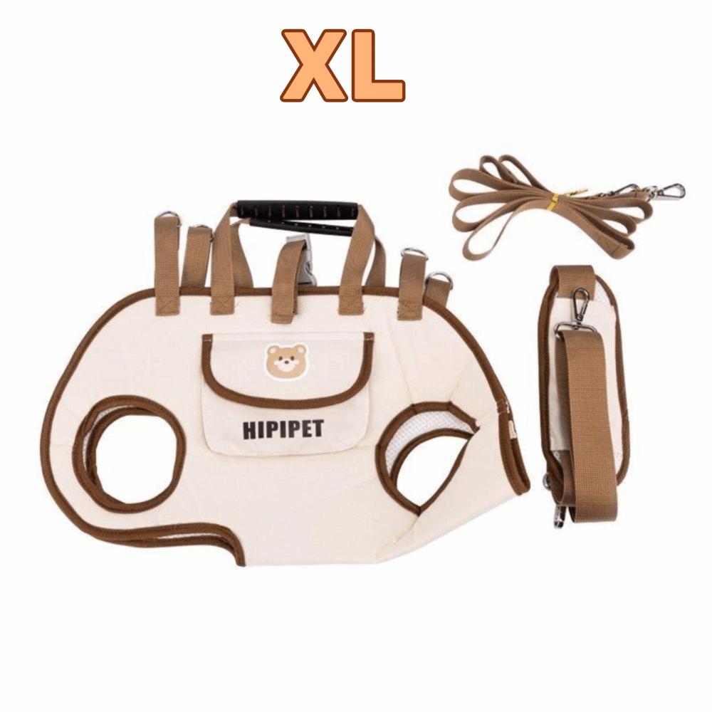 Atmungsaktiver Hunde-Geschirr-Rucksack Verstellbar Hohe Tragfähigkeit Haustierträger Tragbar Leicht zu Reinigen Zug-Rucksack Haustierbedarf
