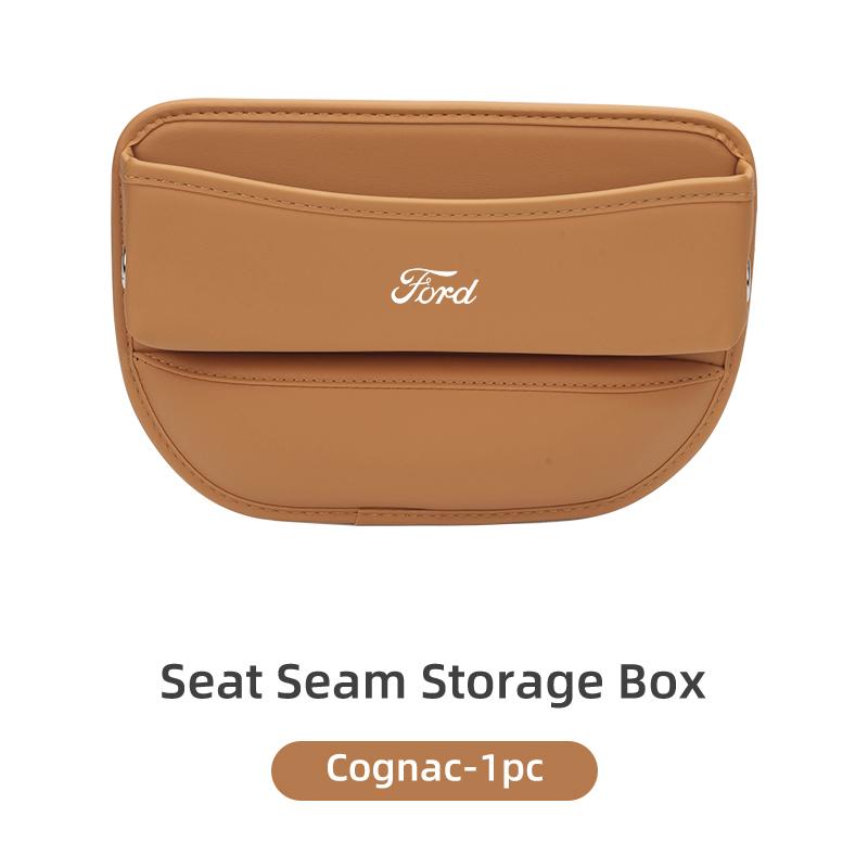 For Ford Car Seat Gap Storage Box Universal Auto Seat Crevice Organizer Escort KA Flex Everest KA Expedition Falcon Fusion