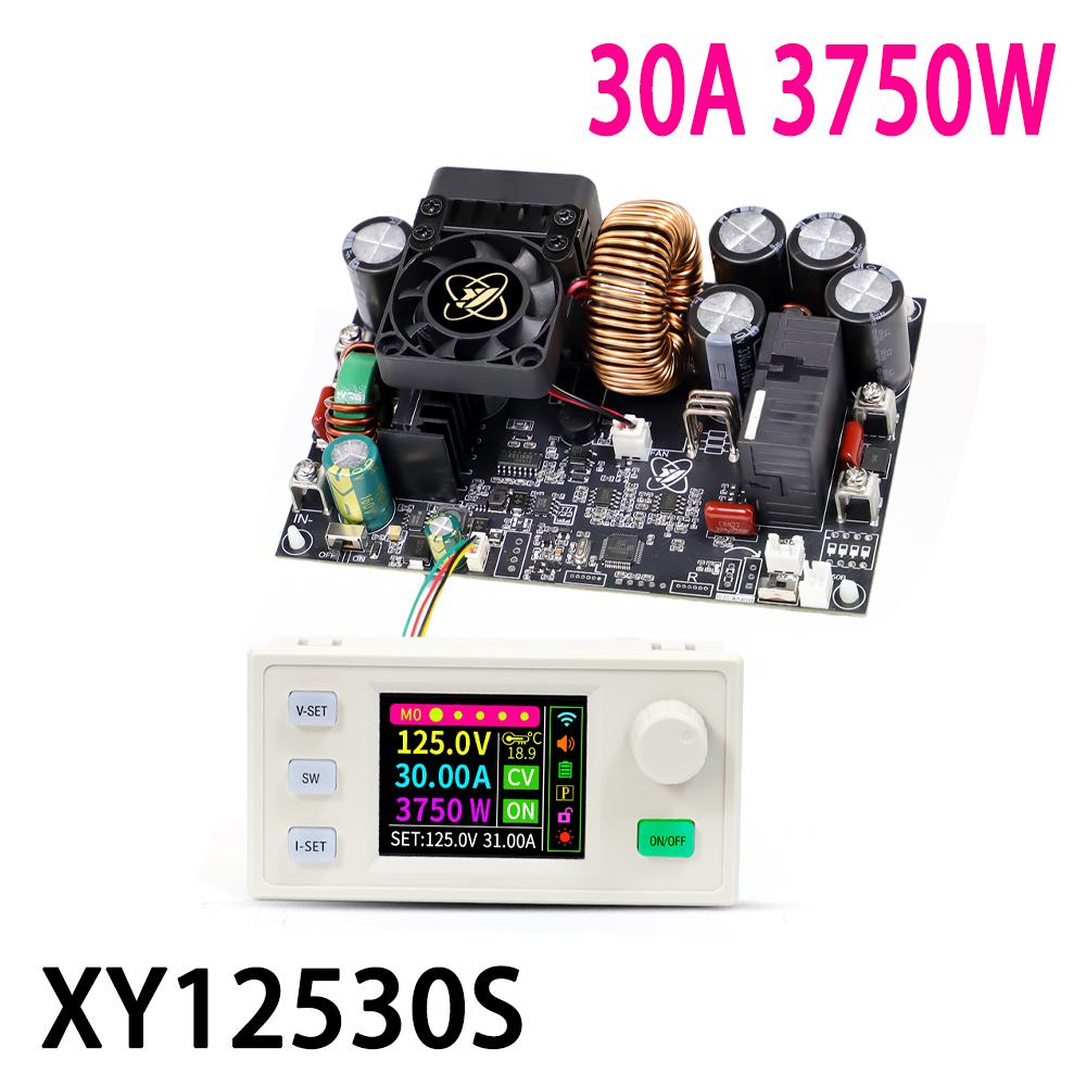 XY8030S XY12530S CNC Adjustable DC Step-Down Power Supply 30A 2400W/3750W Constant Voltage Constant Current with 2 PWM Fans