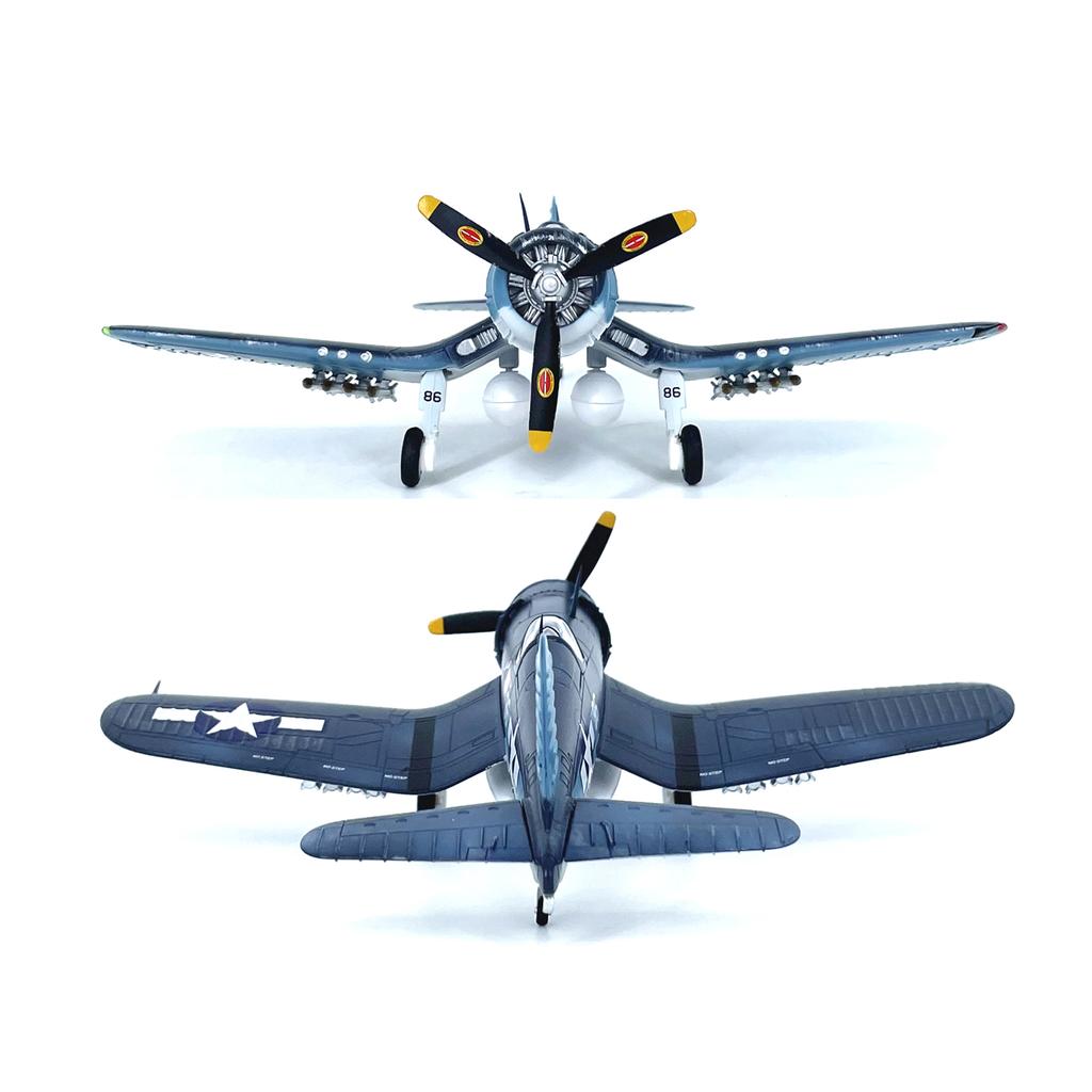 1/72 US stíhačka F4U-1 Model 214. letka 86# Slitinový model stíhačky