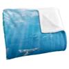 Royce McClure Silky Dolphin Bubbles Supersoft Blanket