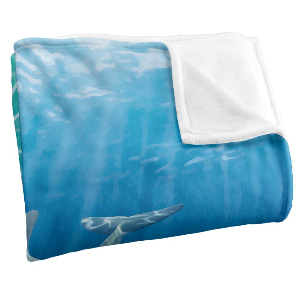 Royce McClure Silky Dolphin Bubbles Supersoft Blanket