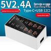 100W 20-Port Multi-Device USB Charger for Phones