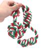 Christmas Cotton Rope Knot Toys - Bite-Resistant Teething Supplies for Dogs