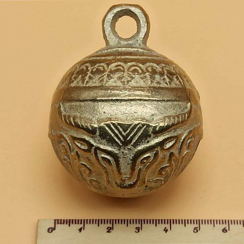 Copper Jingle Bell: Loud Bell for Dogs, Cows & Sheep - Door Pendant & Pet Collar Accessory