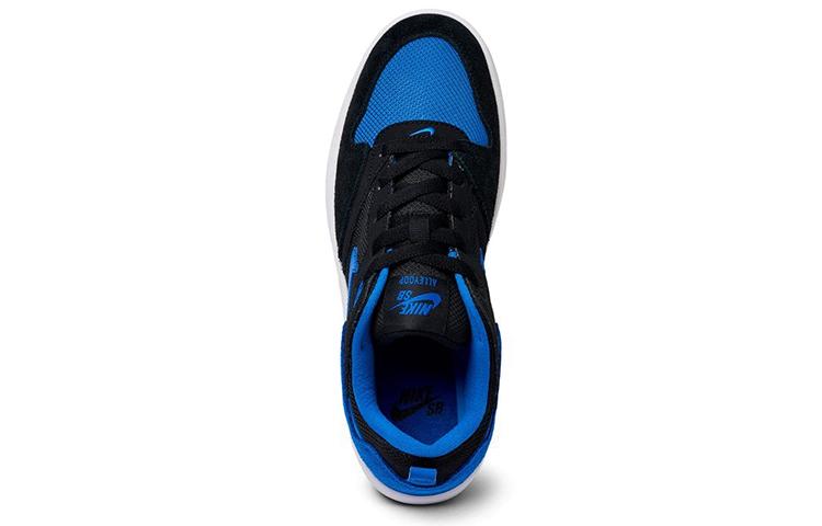 Nike SB Alleyoop Comfortable Cushioning Low top Kids' Skateboarding Shoes Black Blue Teenagers CJ0883-004