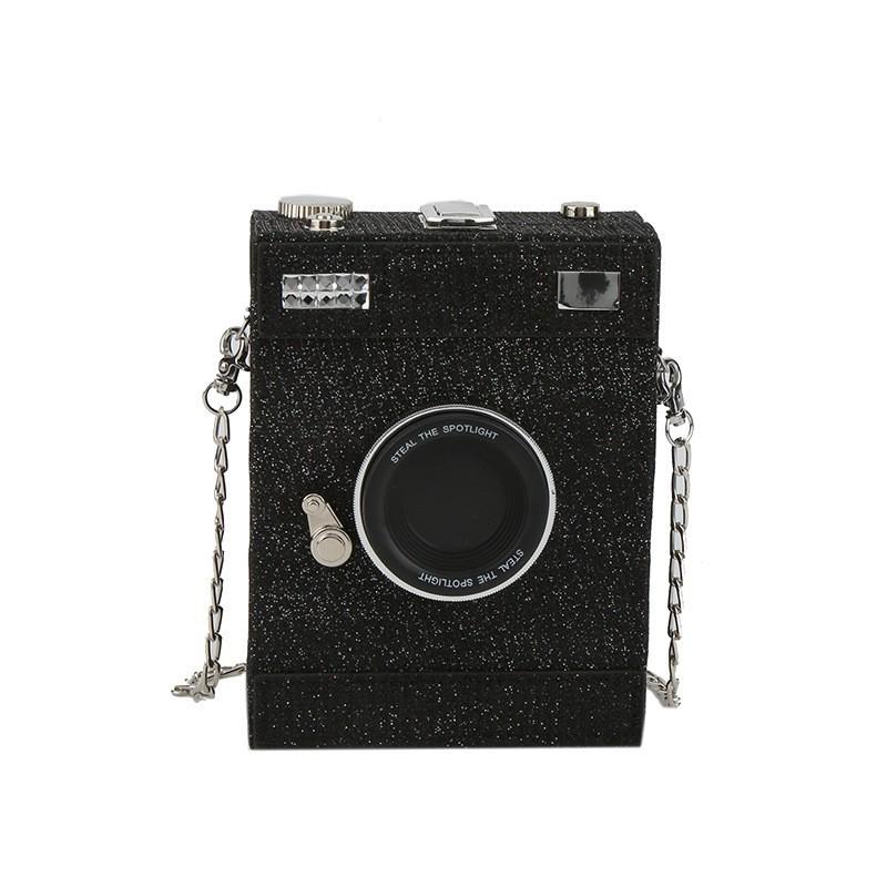 Super Hot Box Bag Female Niche Chain Single Shoulder Cross-section Net Red Retro Camera
