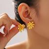 Firework Shape Earrings For Women Stainless Steel 18K Gold Plated No Tarnish Women's Stud Earring Cute Girls Party Jewelry Gift