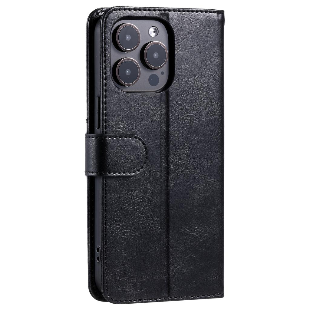 013 Stil für iPhone 16 Pro Max Hülle PU-Leder Sturzsichere Handyhülle mit 6 Kartenfächern